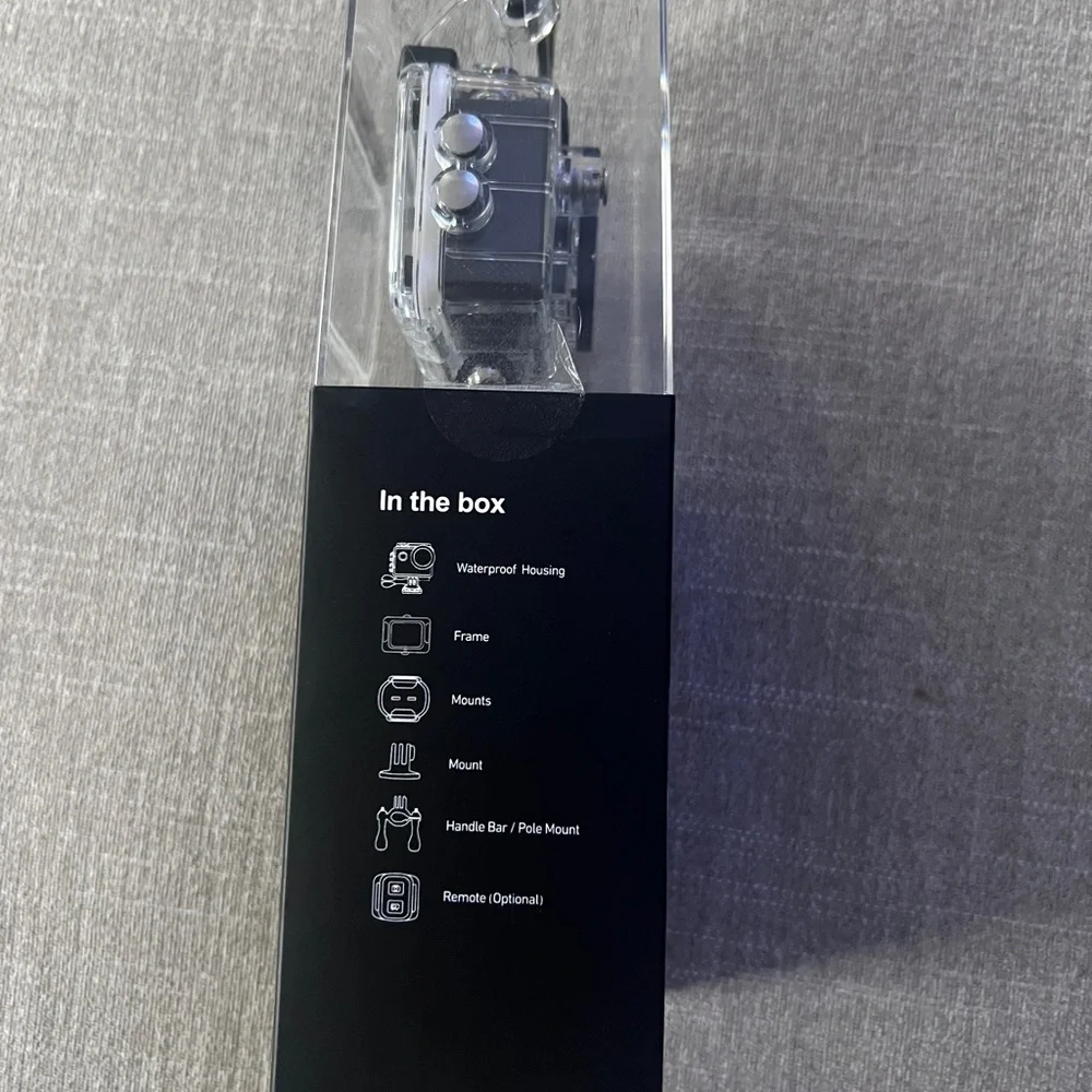 4K Ultra HD Action Camera - Black